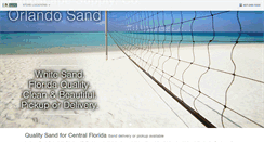Desktop Screenshot of orlando-sand.com