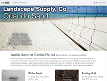 Tablet Screenshot of orlando-sand.com